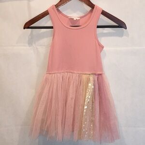 Truly Me Girls Pink Tulle Party Dress – Size 5